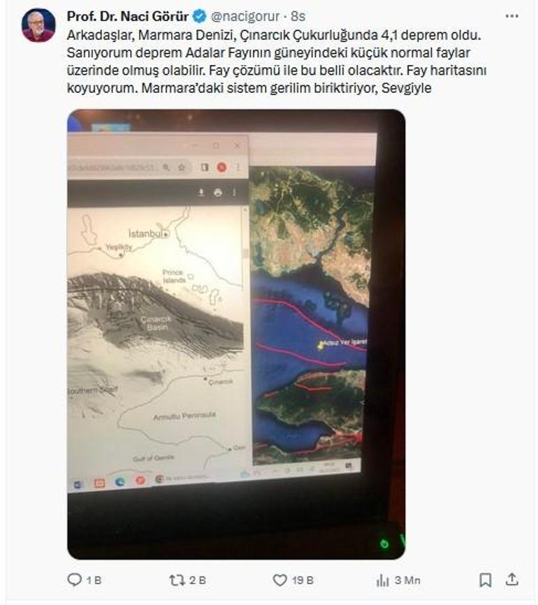 Profesör Naci Görürden İstanbulda da hissedilen deprem sonrası kritik uyarı