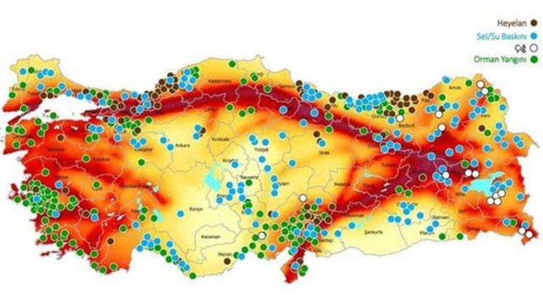 MTA en riskli bölgeleri duyurdu Türkiyenin diri fay haritası güncellendi