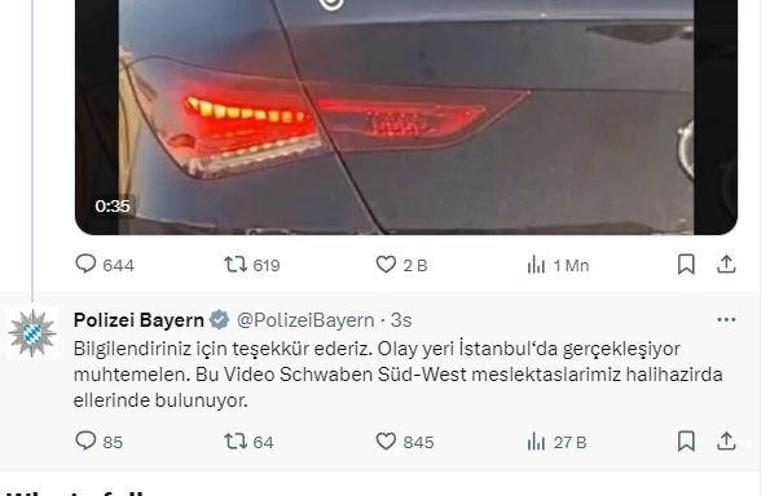 Sosyal medyada gündem oldu İstanbuldaki kadın dayağına Alman polisinden takip