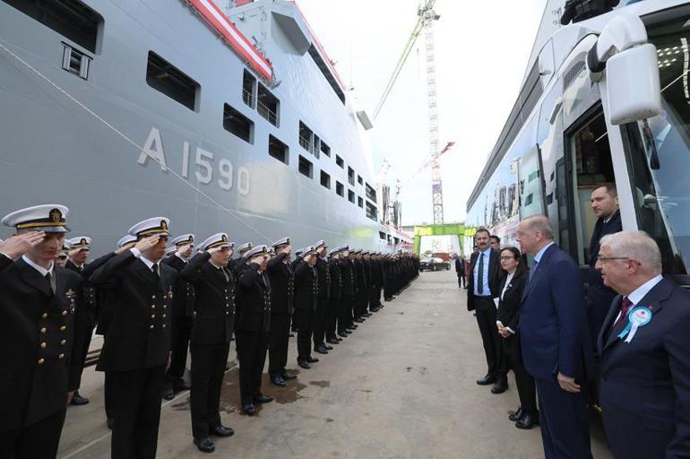 Cumhurbaşkanı Erdoğan: Gemilerimizle donanma gücümüz artıyor