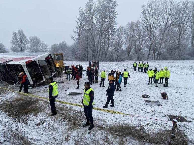 Kastamonuda otobüs devrildi: 6 ölü