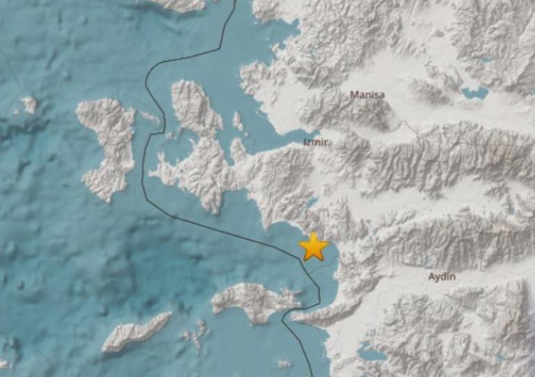 İzmirde 5,1 büyüklüğünde deprem