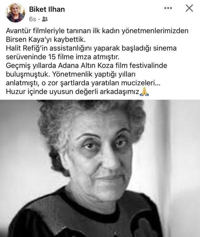 Türkiyenin ilk kadın yönetmeni hayatını kaybetti