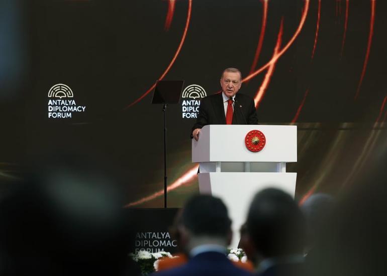 Antalya Diplomasi Forumu... Cumhurbaşkanı Erdoğan: Doğru bildiğimizi söyleyeceğiz