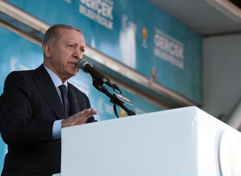 AK Parti Antalya Mitingi... Cumhurbaşkanı Erdoğan: İki parti gizli kapaklı anlaşma yaptı