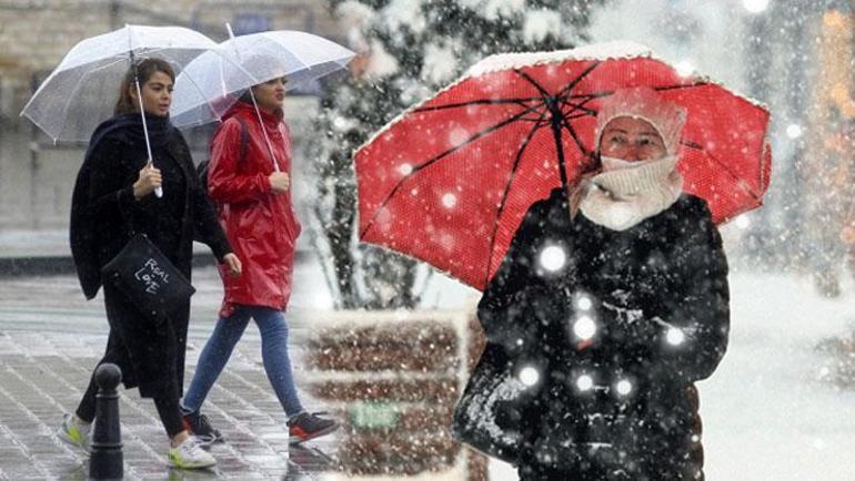 Hava durumu için İstanbul dahil 16 kente alarm: Kar geri geliyor, 10 derenin altına düşecek Meteoroloji duyurdu: Bu bölgelerde 50 cm kar birikecek