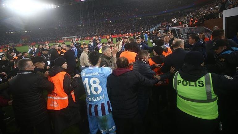Trabzondaki tek olumlu görüntü Milli sol bek kendini siper etti