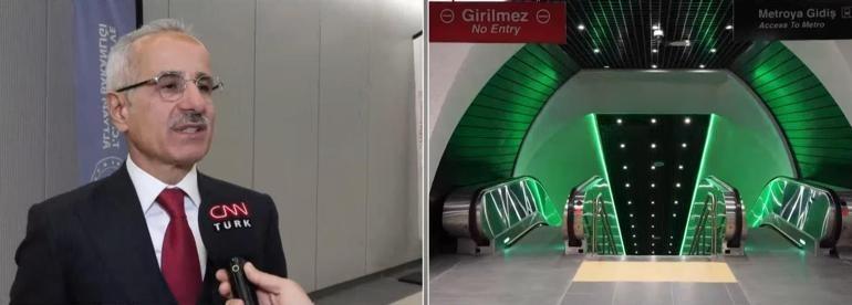 İstanbul Havalimanı Metrosu açıldı Bakan Uraloğlu, CNN TÜRKte anlattı