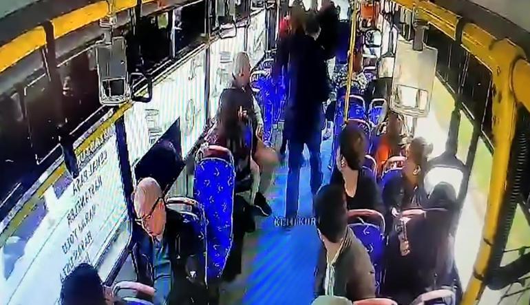 Otobüste iğrenç olay Yolcular dövüp, polise teslim etti
