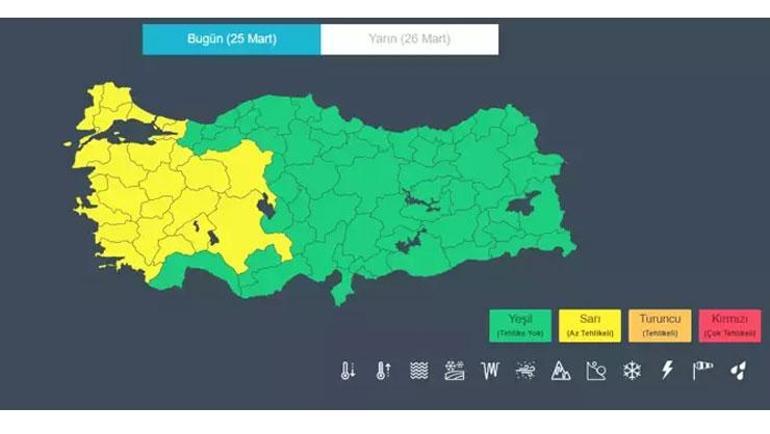 Hava durumu uyarısı Meteoroloji duyurdu...Aralarında Ankara, İstanbul ve İzmir de var