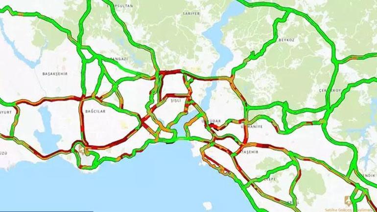 İstanbulda trafik yoğunluğu 9 günlük bayram tatili başlıyor, işte yollarda son durum