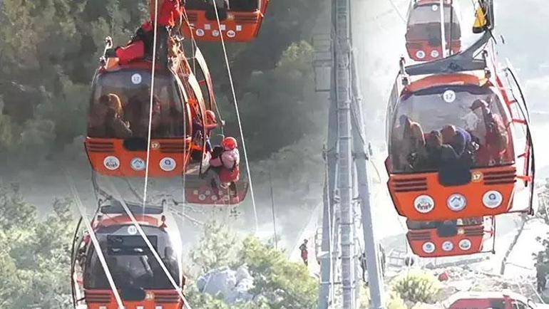 Antalya’da teleferik kabininin tabanı koptu; 1 kişi öldü, 43 kişiyi kurtarma çalışmaları devam ediyor