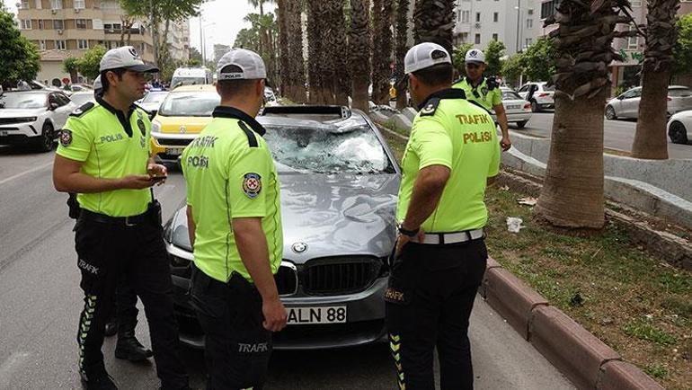 Antalyada korkunç kaza Belediye işçisi marketten dönerken hayatını kaybetti