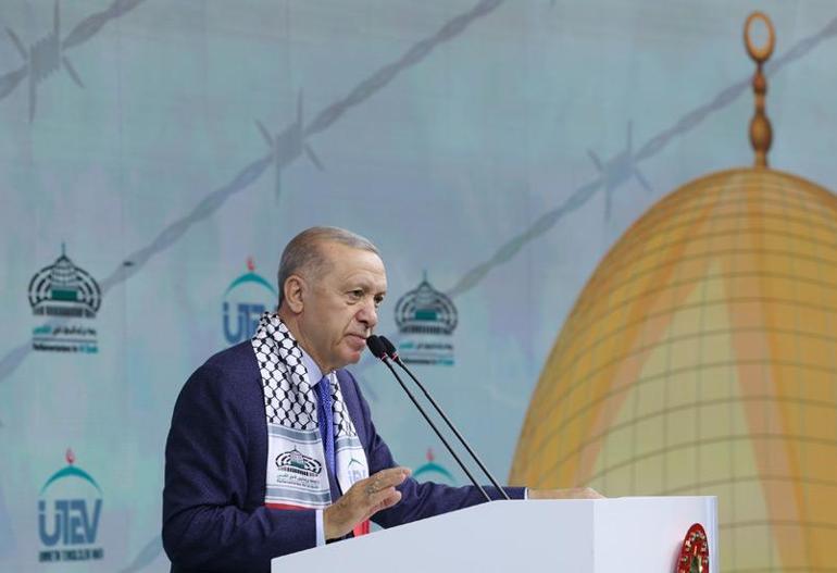 Cumhurbaşkanı Erdoğan: Modern firavun görmek isteyenler Gazzeye baksın