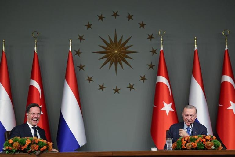 Cumhurbaşkanı Erdoğan Mark Rutte ile görüştü: Kalıcı ateşkes büyük önem taşıyor