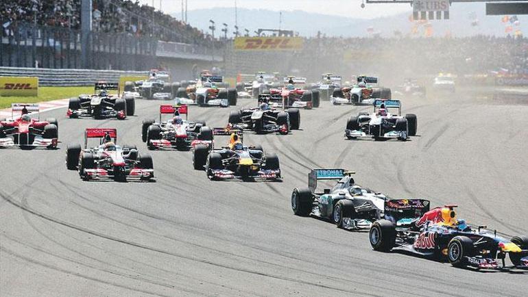 İstanbul Parkta Formula 1 hızında hazırlık