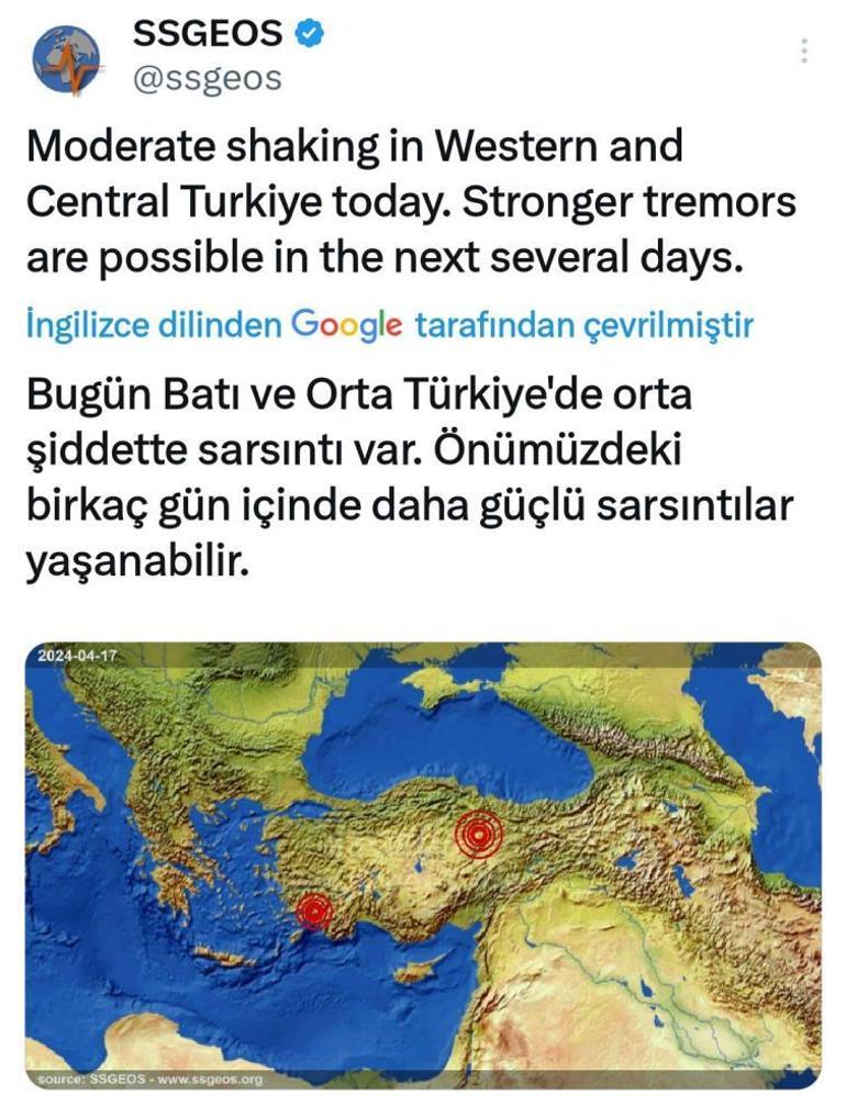 Deprem kahininden yeni uyarı İki ilimize dikkat çekti