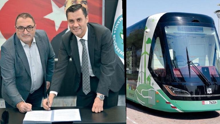 Manisa raysız tramvay için imza attı