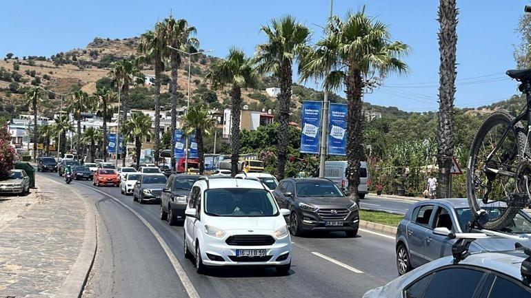 Bayram bitti dönüş çilesi başladı Bodrum’dan 24 saatte 30 bin araç çıktı