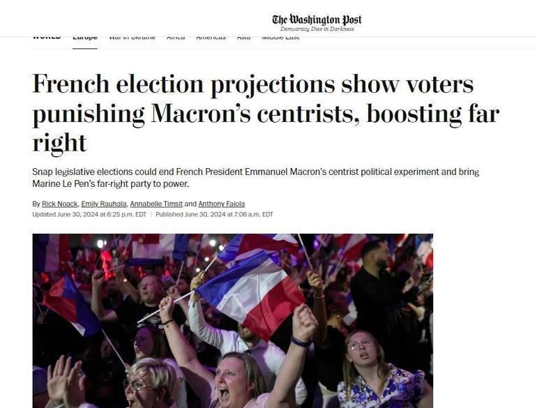 Dünya Macronu konuşuyor ‘Kendi sonunu getirdi, sonuç felaket’