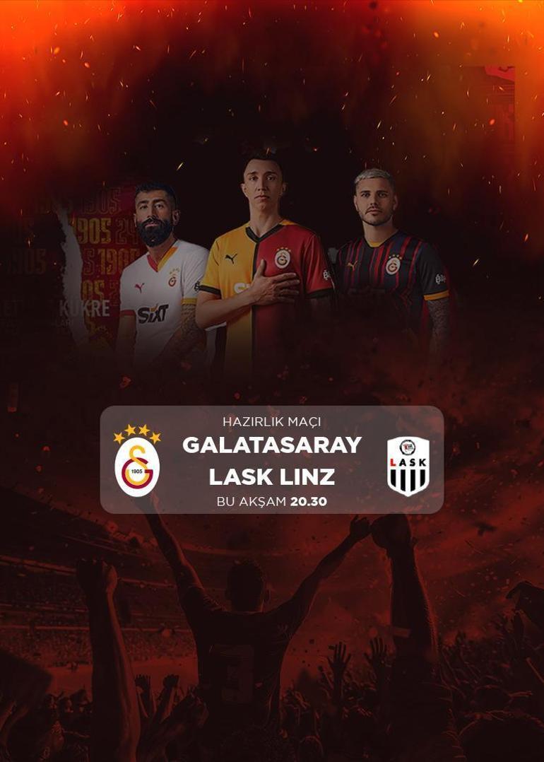 Aslan sahaya iniyor Galatasaray’ın ilk maçı için geri sayım başladı