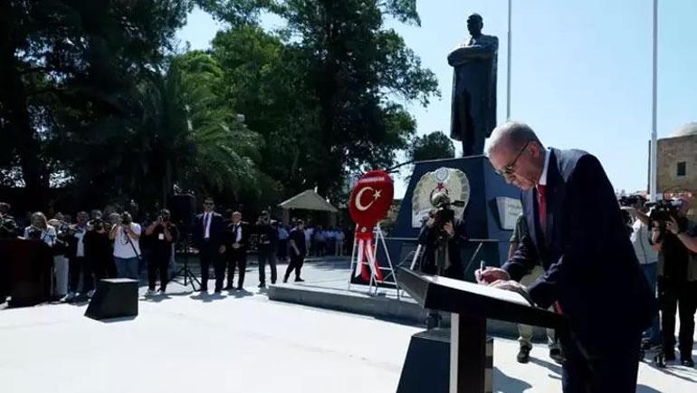 Kıbrıs Barış Harekatının 50. yıl dönümü Cumhurbaşkanı Erdoğandan KKTCli öğrencilere müjde