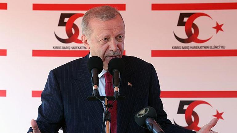 Kıbrıs Barış Harekatının 50. yıl dönümü Cumhurbaşkanı Erdoğandan KKTCli öğrencilere müjde