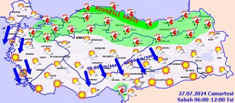 Son dakika uyarısı geldi 14  ile sarı ve turuncu kodlu uyarı