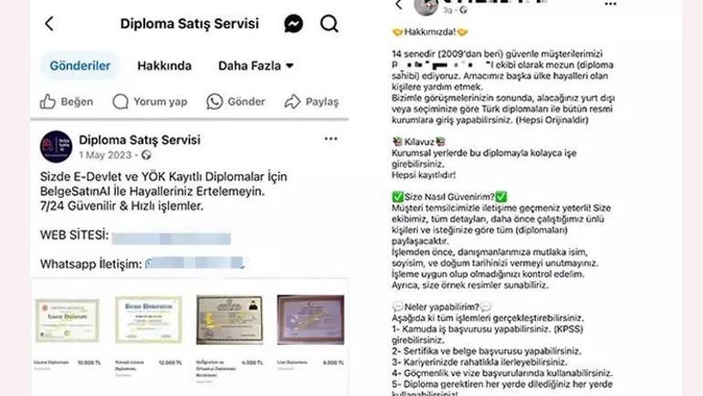 Sahte lisans diploması için 25 bin lira istiyorlar Şaşkına çeviren e-Devlet detayı