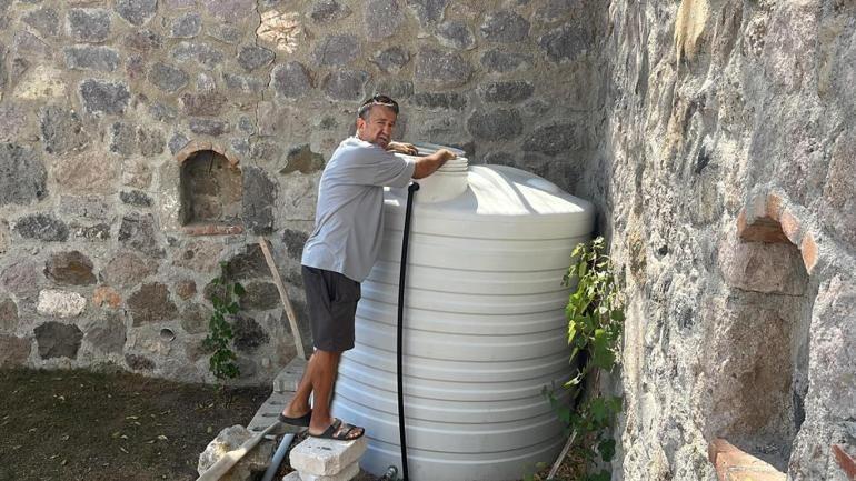 Gözde tatil merkezinde su krizi Tankerlerle taşınıyor