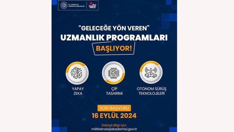 Bakan Kacır duyurdu: Milli Teknoloji Akademisi başvuruları açıldı