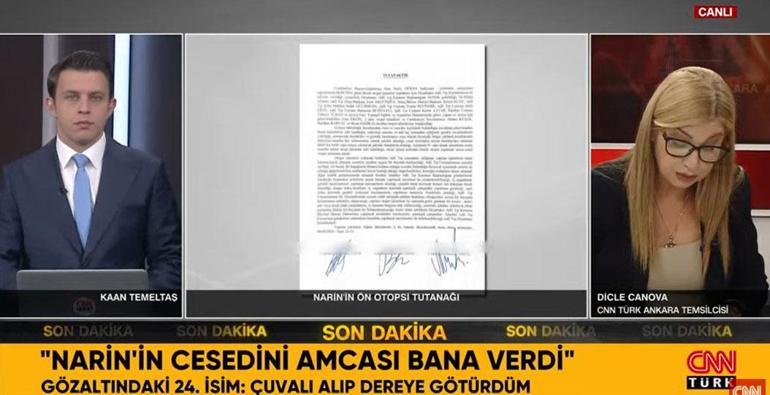 Narin Güran soruşturmasında Cesedi amcası bana verdi itirafı Jandarma ekipleri itirafçı ile birlikte derede keşif yapıyor