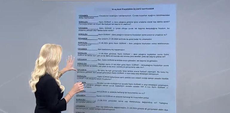 Narin Güran soruşturmasında Cesedi amcası bana verdi itirafı Jandarma ekipleri itirafçı ile birlikte derede keşif yapıyor