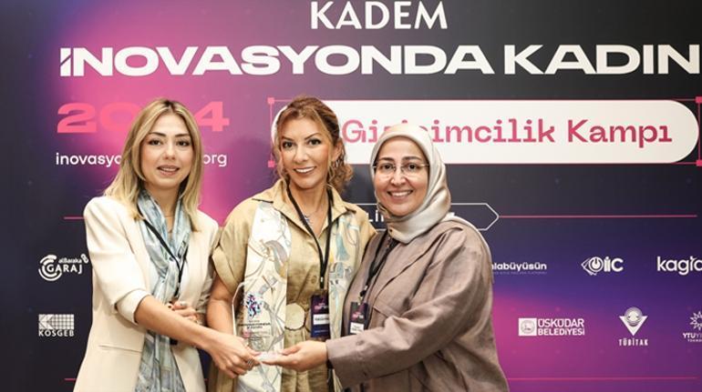 KADEM İnovasyonda Kadın Programı 8. Girişimcilik Kampı Ödül Töreni İstanbulda yapıldı