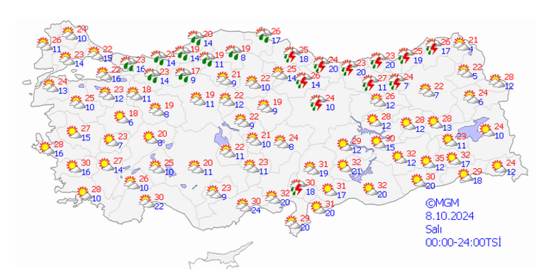 İstanbul ve çok sayıda kente gök gürültülü sağanak geliyor Tarih de verildi