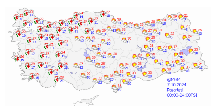 İstanbul ve çok sayıda kente gök gürültülü sağanak geliyor Tarih de verildi