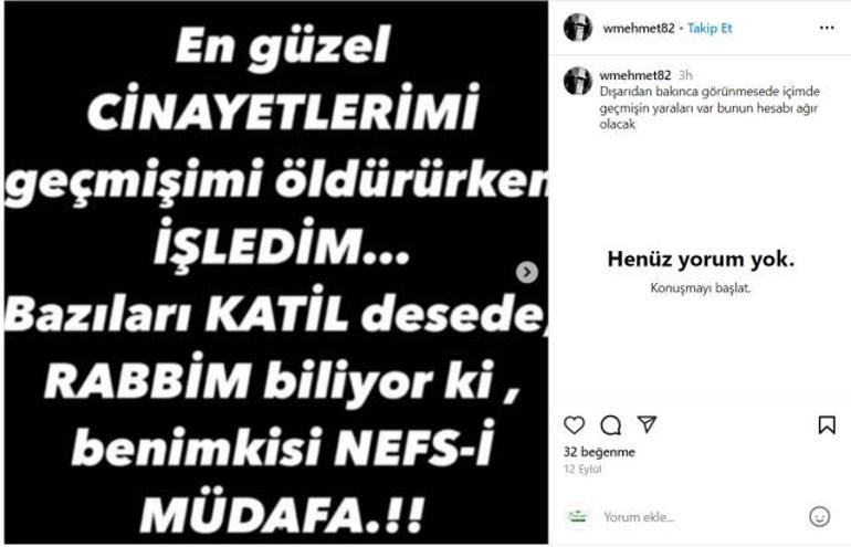 Eşcinsel ilişki teklif ettiği için öldürdüm dedi... Yaptığı paylaşım tüyler ürpertti