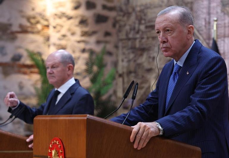 Vize sorunu çözülecek mi Erdoğanın kabul ettiği Alman Başbakan Scholz: Haklı şikayetler var