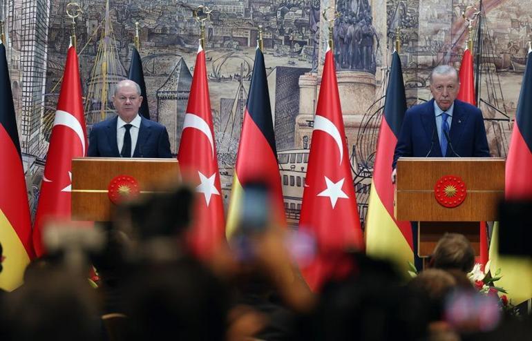 Vize sorunu çözülecek mi Erdoğanın kabul ettiği Alman Başbakan Scholz: Haklı şikayetler var