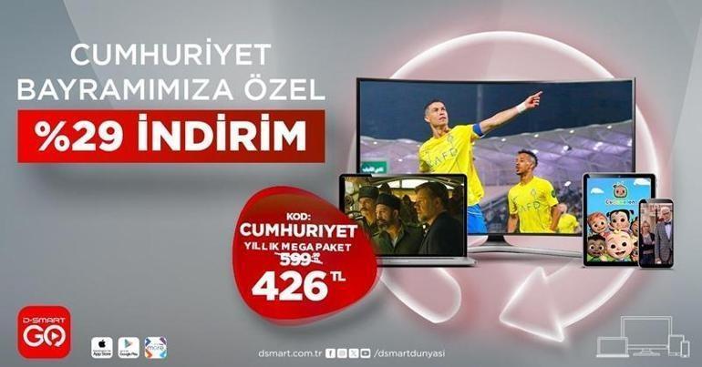 Cumhuriyet aşkına D-Smart Go’dan 29 Ekim’e özel kampanya