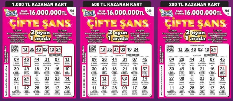 Çifte Şans ile 2 oyun bşr arada 16 milyon TL kazandırıyor