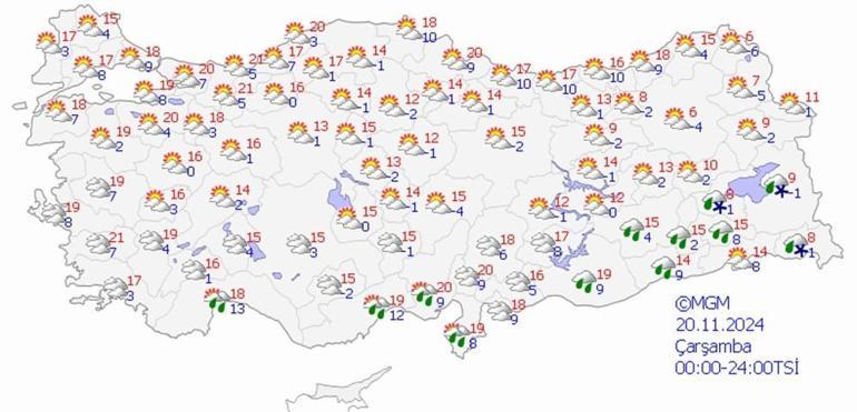 Karla karışık yağmur ve sağanak geliyor 8 il için sarı uyarı