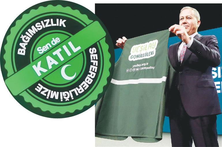 Yeşilay bağımsızlık seferberliği başlattı