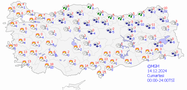 İstanbul dahil 10 ilde alarm Meteoroloji saat verdi