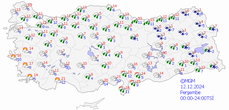 İstanbul dahil 10 ilde alarm Meteoroloji saat verdi