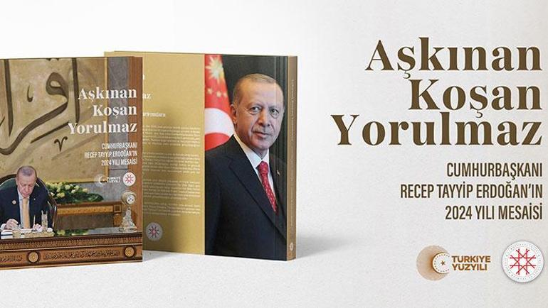 Cumhurbaşkanı Erdoğanın 2024 mesaisi kitaplaştırıldı