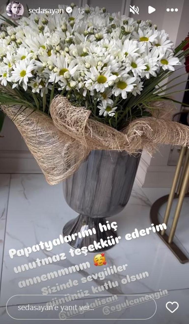 14 Şubatta unutmadılar Seda Sayana oğlu ve müstakbel gelininden sürpriz