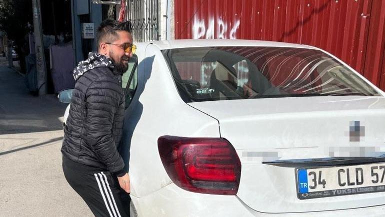 ‘İzmirli Herkül’ sosyal medyayı salladı Tek başına araçları savurup attı