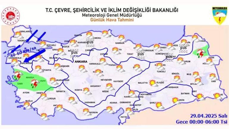 Meteorolojiden İstanbul için sarı uyarı Bugün başlıyor yarın geceye kadar sürecek