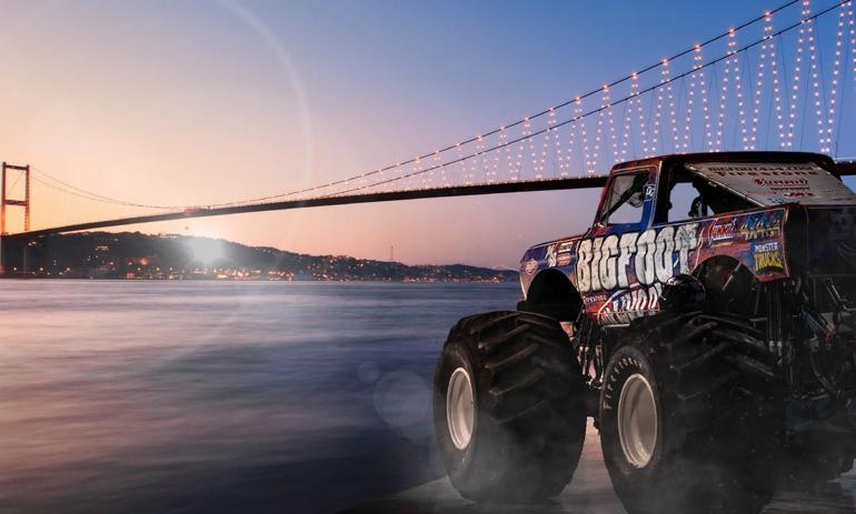 Hot Wheels’ın dev tekerli canavar kamyonları İstanbul’a geldi Dünyaca ünlü pilotlar büyük şov için Türkiye’de